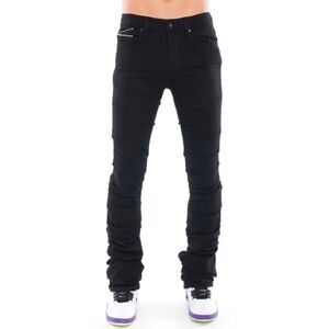 NEW Cult of Individuality Hipster Nomad Boot Cut Jeans in Black Men’s 38X34